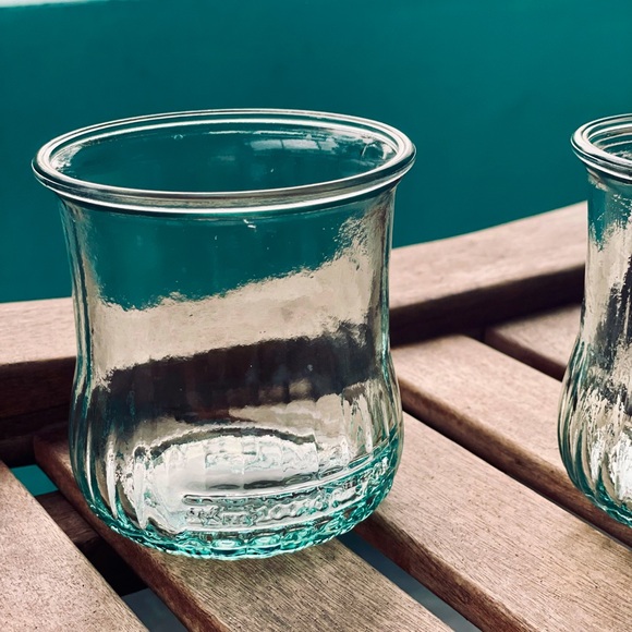 Pour L'eau Glass Drinking Cups, Qty.2 - Picture 3 of 4